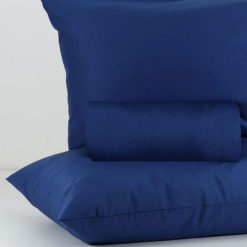 Parure Copripiumino 100% Cotone "Arcobaleno" Dark - Blu Notte