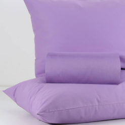Parure Copripiumino 100% Cotone "Arcobaleno" Dark - Lilla