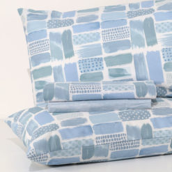 Completo Lenzuola 100% cotone "Chromia" - Avio