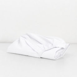 Lenzuolo sotto con angoli 100% cotone Lettino - Baby Bianco
