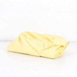 Lenzuolo sotto con angoli 100% cotone Lettino - Baby Giallo