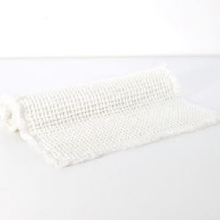 Tappeto Bagno Lilly Nido d'Ape - Bianco 50x80