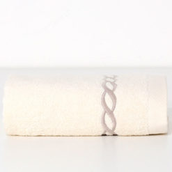 Telo Doccia "Treccia"  - Panna