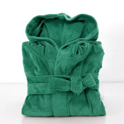 Accappatoio mano seta® - "Pop" Verde Taglia M 
