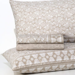 Completo Lenzuola 100% Cotone "Washington" - Beige 