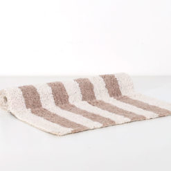 Tappeto-Bagno-Stripe-Beige