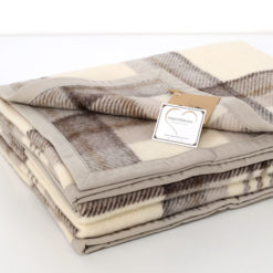 Coperta-Chalet-100%-Lana-Woolmark-Beige