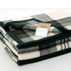 Coperta-Chalet-100%-Lana-Woolmark-Verde
