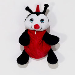 Cuscinotto-Portapigiama-Coccinella