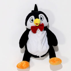 Cuscinotto-Portapigiama-Pinguino