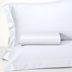Parure-Copripiumino-100%-Raso-di-Cotone-Charme-Perla