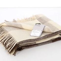 Plaid-Cottage-100%-Lana-Woolmark-Crema
