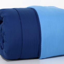 Trapunta mano seta® Bicolore Blu Celeste