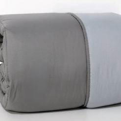 Trapunta mano seta® Bicolore Fumo Perla