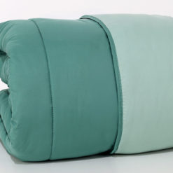 Trapunta mano seta® Bicolore Menta Salvia