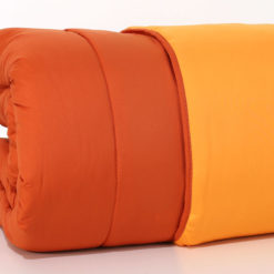 Trapunta mano seta® Bicolore Ruggine Arancione