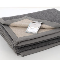 Coperta-Chalet-Royal-100%-Lambswool-Woolmark-Taupe